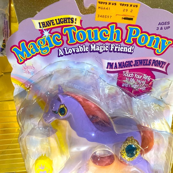 MAGIC TOUCH PONY VTG 1996 JEWEL PONY SHANNON JEWELS LIGHT UP & BLINK - Picture 8 of 16